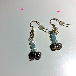 🦋 Handmade, dainty butterfly drop earrings, tiny butterfly earrings 🦋